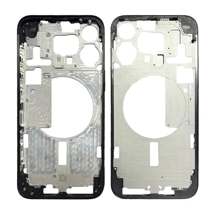 Middenframe randplaat (Amerikaanse versie) voor iPhone 15 Pro Max (zwart)