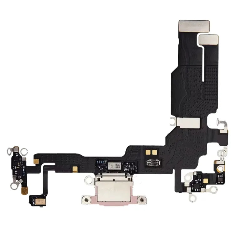 Originele oplaadpoort flexkabel voor iPhone 15 Plus (roze)