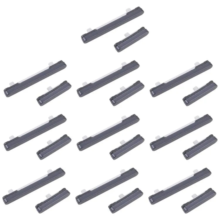 10 set aan/uit-knop en volumeknoppen Samsung Galaxy S25 Edge SM-S937B (zwart)