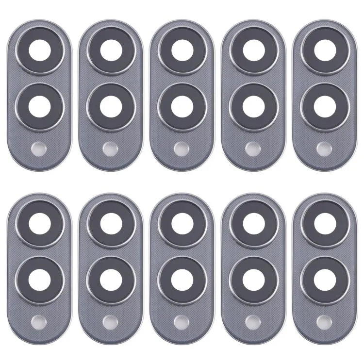 10 stuks lensbeschermers voor de achtercamera van de Samsung Galaxy S25 Edge SM-S937B (zwart)
