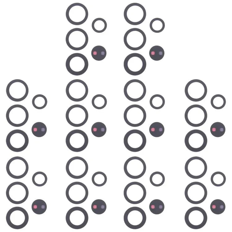 10 set achtercameralens Samsung Galaxy S25 Ultra SM-S938B