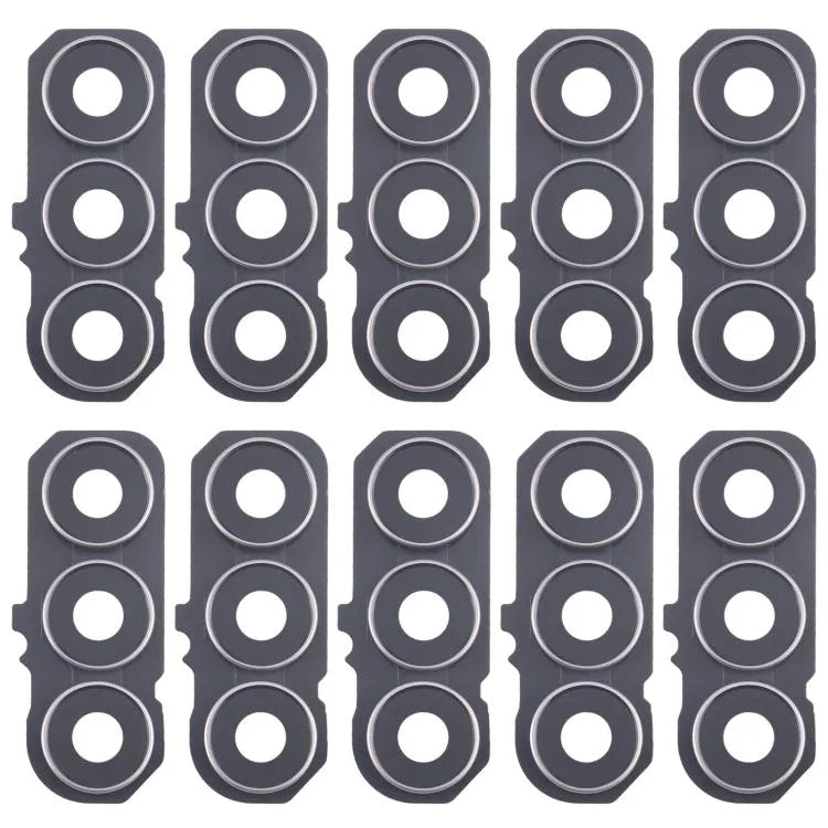 10 stuks lensbeschermers voor de achtercamera van de Samsung Galaxy S25 FE SM-S731B (zwart)