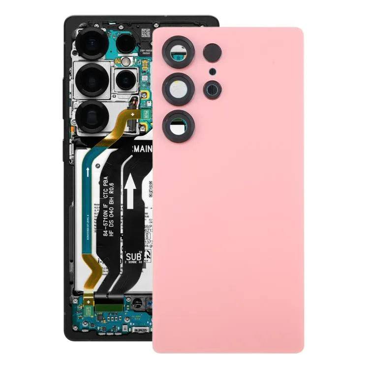 Originele batterij-achterklep met cameralensframe voor Samsung Galaxy S25 Ultra SM-S938 (rood)