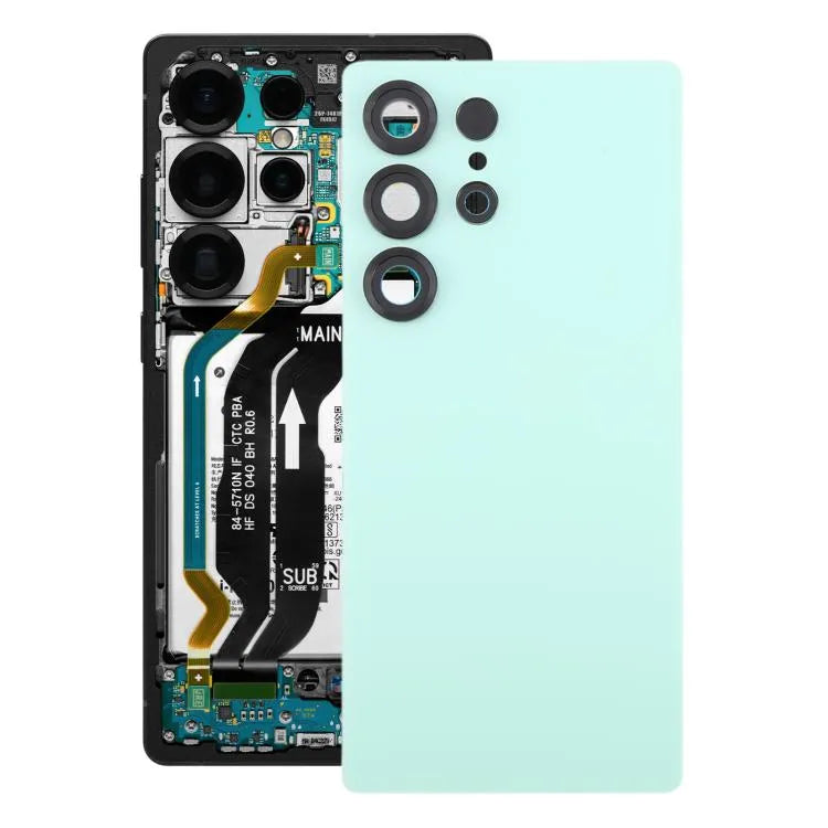Originele batterij-achterklep met cameralensframe voor Samsung Galaxy S25 Ultra SM-S938 (groen)