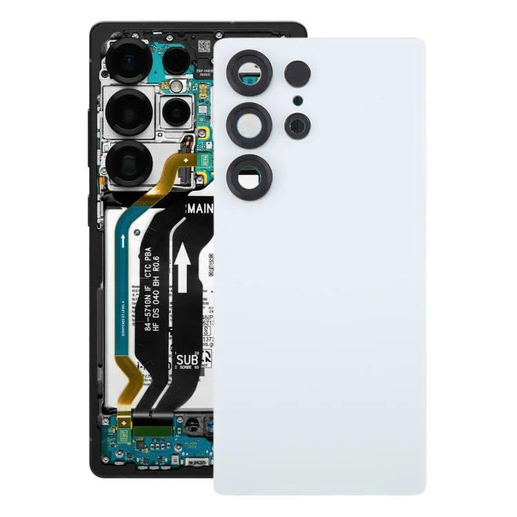 Originele batterij-achterklep met cameralensframe voor Samsung Galaxy S25 Ultra SM-S938 (wit)