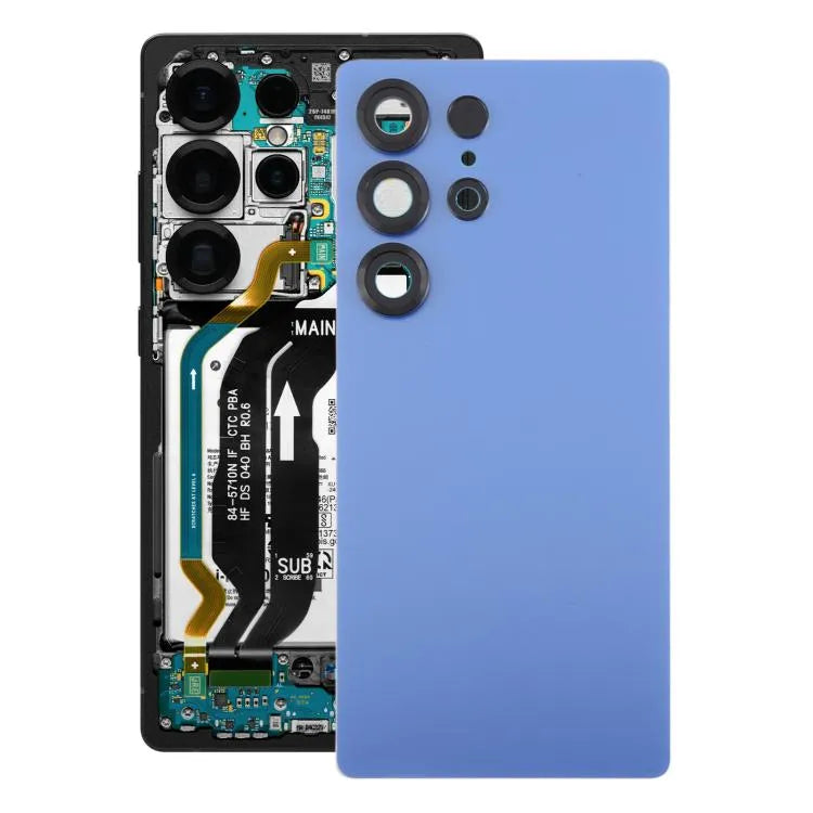 Originele batterij-achterklep met cameralensframe voor Samsung Galaxy S25 Ultra SM-S938 (zeeblauw)