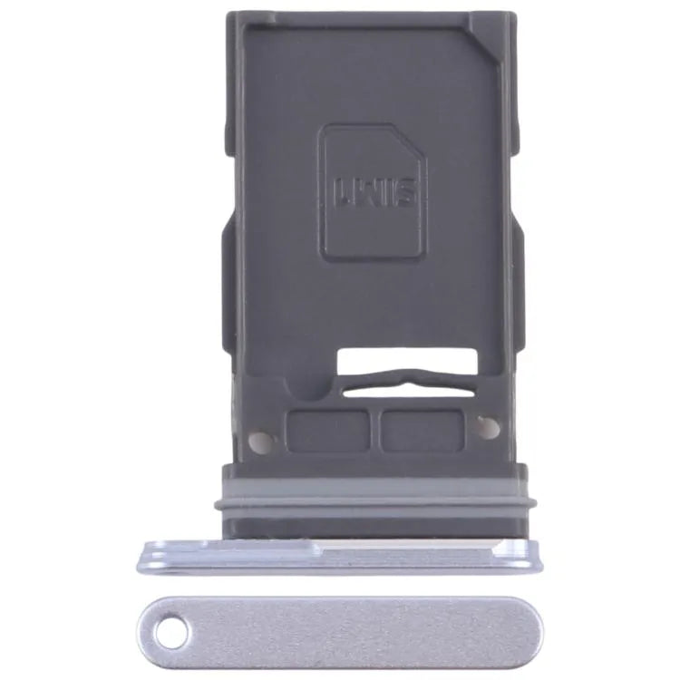 Originele SIM-kaartlade voor Samsung Galaxy S25 / S25+ SM-S931B / SM-S936B (zilver)