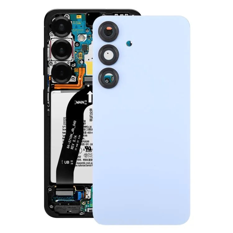 Originele batterij-achterklep met cameralensframe voor Samsung Galaxy S25 SM-S931 (glacier blue)