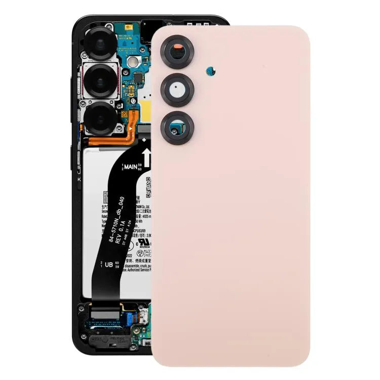 Originele Samsung Galaxy S25 SM-S931 batterij-achterklep met cameralensframe (goud)