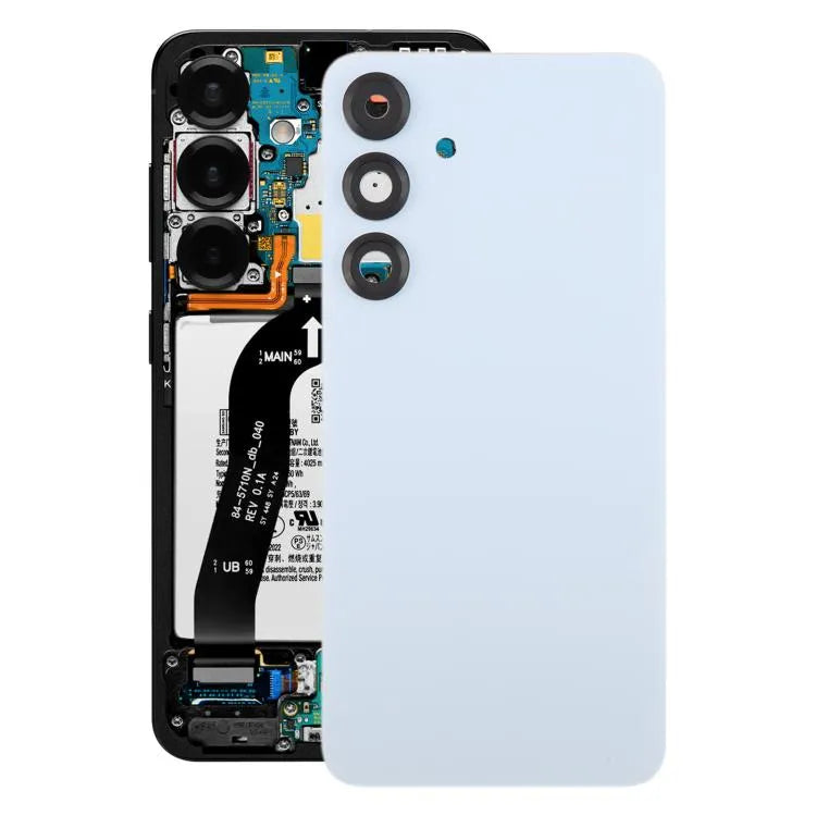 Originele batterijachterklep met cameralensframe voor Samsung Galaxy S25+ SM-S936B (zilver)