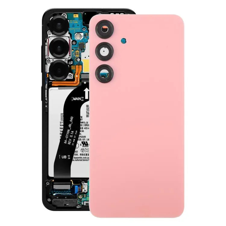 Originele batterij-achterklep met cameralensframe voor Samsung Galaxy S25+ SM-S936B (roze)