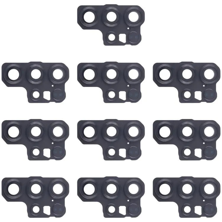Achtercamera-lenskap set (10 stuks) voor Samsung Galaxy S25 Ultra SM-S938B (zwart)