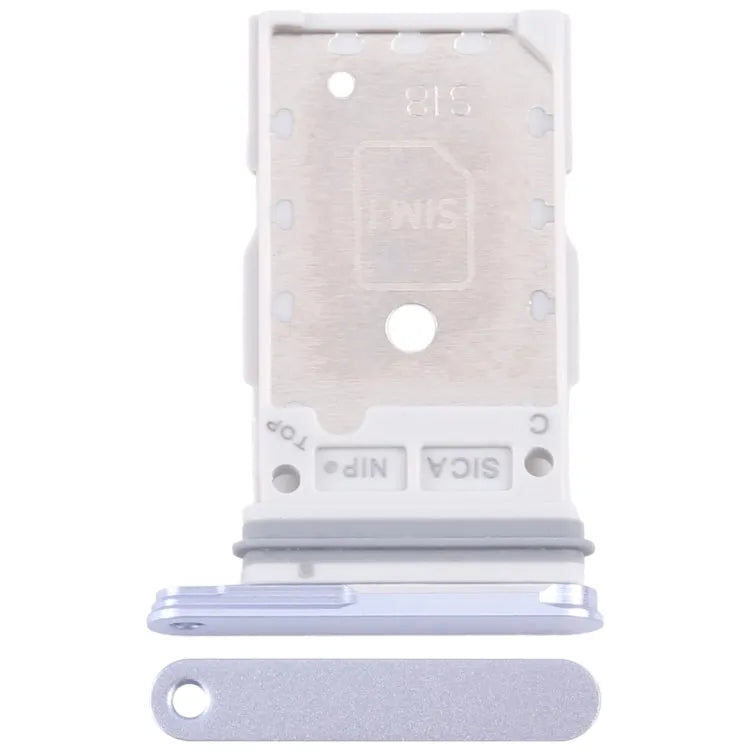 Originele SIM-kaarthouder voor Samsung Galaxy S25 / S25+ SM-S931/S936 (zilver)