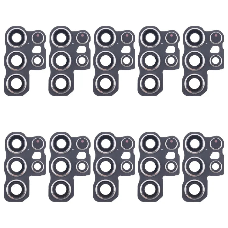 10 stuks originele achteruitrijcamera-lensdop Samsung Galaxy S24 Ultra SM-S928B (zilver)