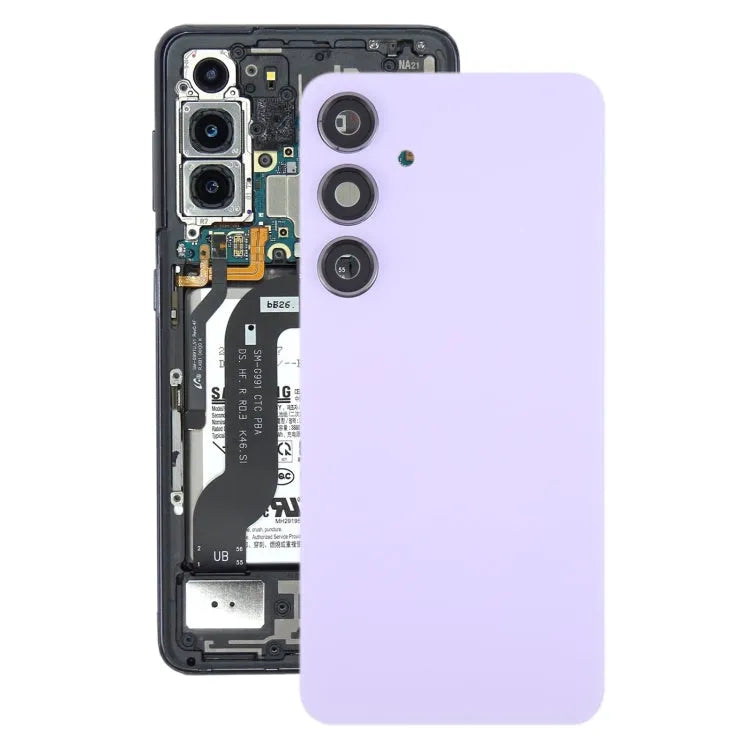 Originele batterij-achterklep met cameralensframe Samsung Galaxy S24+ SM-S926B (lichtpaars)