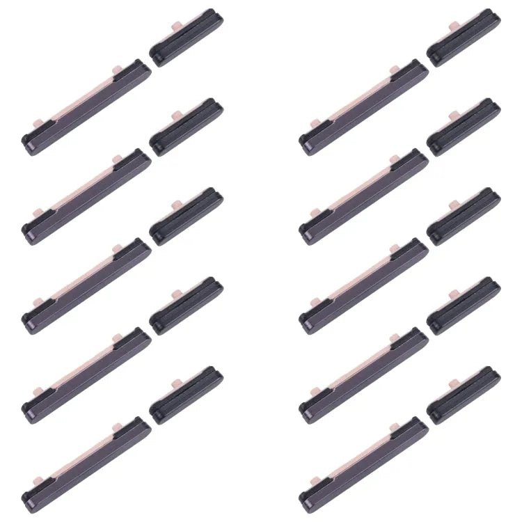 10 stuks originele aan/uit-knop en volumeknop Samsung Galaxy S24 SM-S921B (zwart)