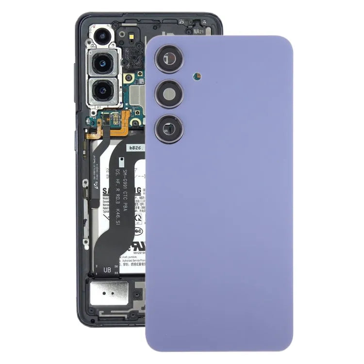 OEM batterij-achterklep met cameralensframe voor Samsung Galaxy S24+ SM-S926B (grijs)