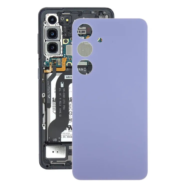 OEM batterij-achterklep met cameralensframe voor Samsung Galaxy S24 SM-S921B (grijs)