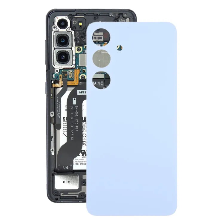 OEM batterij-achterklep met cameralensframe voor Samsung Galaxy S24 SM-S921B (blauw)