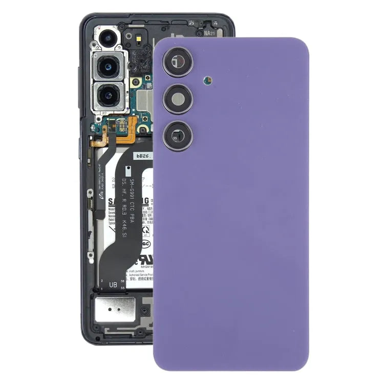 OEM batterij-achterklep met cameralensframe voor Samsung Galaxy S24+ SM-S926B (paars)