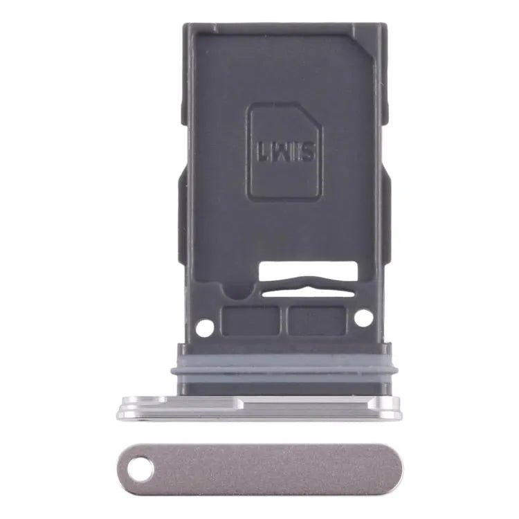 Originele simkaartlade voor Samsung Galaxy S24 SM-S921U (zilver)