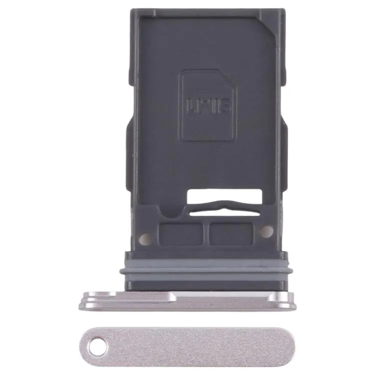 Originele SIM-kaartlade voor Samsung Galaxy S24 FE SM-S721B (zilver)