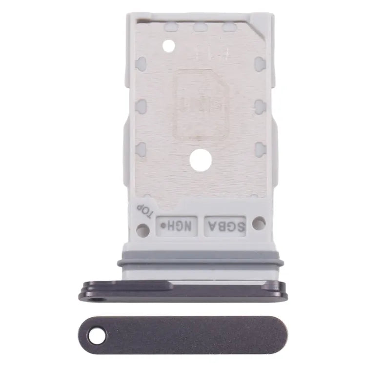Originele SIM-kaartlade met dubbele kaartsleuf voor Samsung Galaxy S24 FE SM-S721B (grafietzwart)