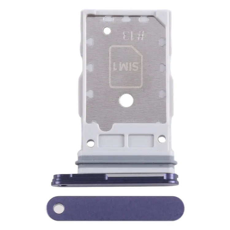 SIM-lade met SIM-uitwerp-pin voor Samsung Galaxy S24 / S24+ 5G (blauw)