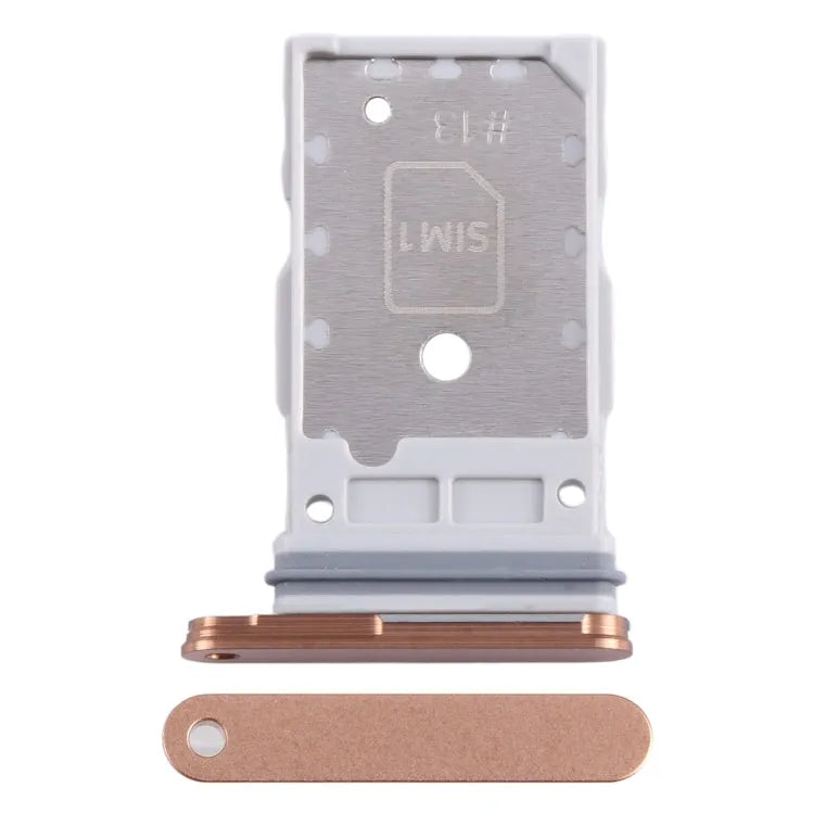 SIM-lade met SIM-uitwerp-pin voor Samsung Galaxy S24 / S24+ 5G (oranje)