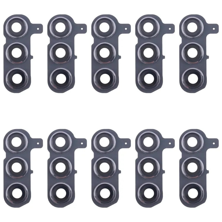 10 stuks originele achtercameralensdop voor Samsung Galaxy S24+ SM-S926B (zilver)