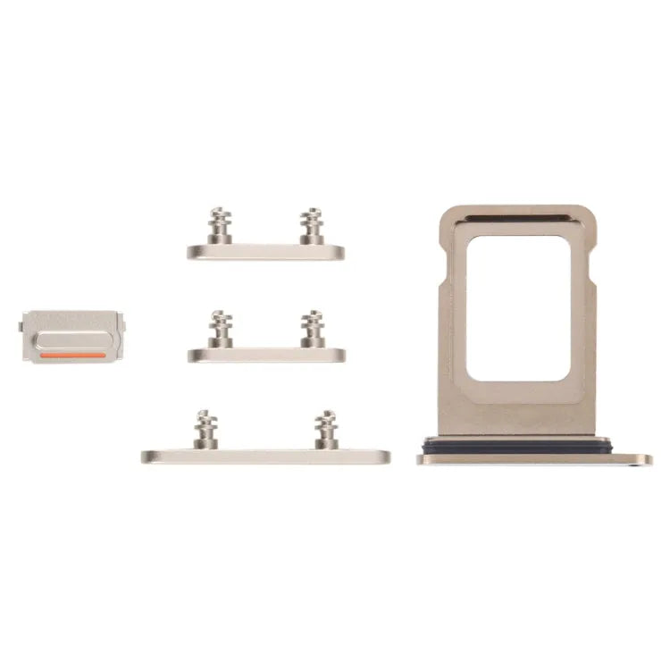 Dubbele SIM-lade + zijtoetsenset voor iPhone 14 Pro (goud)