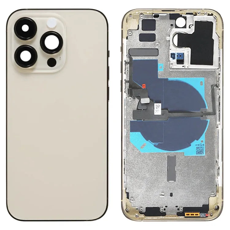 Batterij-achterkant + Qi-module (Amerikaanse versie, goud) voor iPhone 14 Pro Max