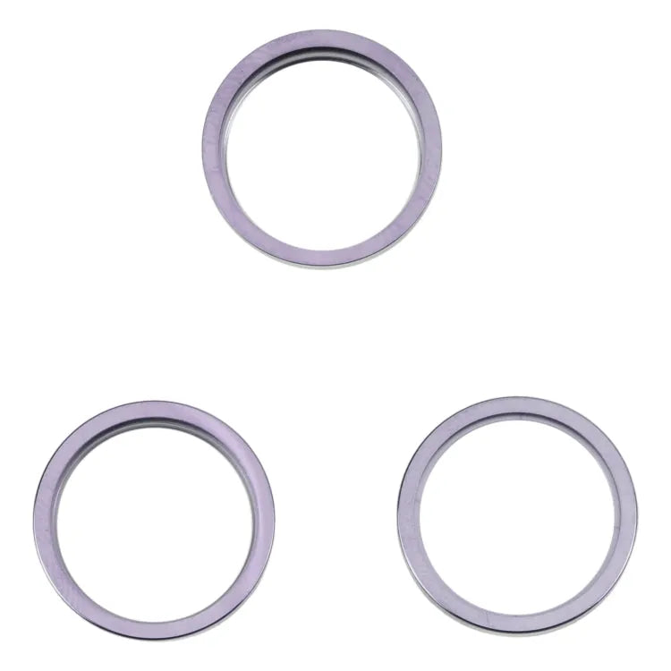 Cameralens-beschermringen 3 stuks (diep paars) voor iPhone 14 Pro
