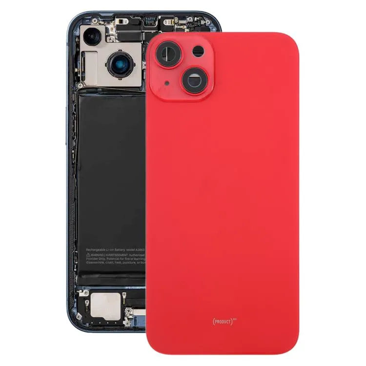 Batterij-achterkant met middenframe (China-versie, rood) voor iPhone 14 Plus