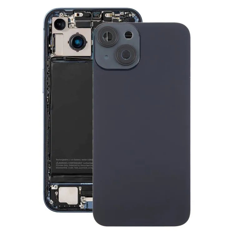 Batterij-achterkant met middenframe (China-versie, zwart) voor iPhone 14