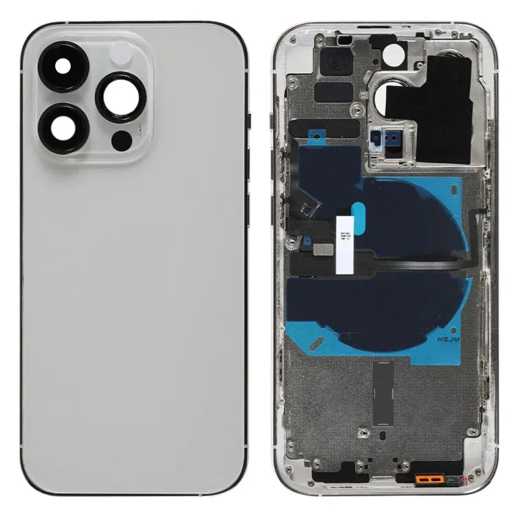 Achterkant compleet voor iPhone 14 Pro (CE EU-versie, zilver)