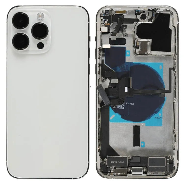 Batterij-achterklep met middenframe voor iPhone 14 Pro Max, EU-versie (zilver)