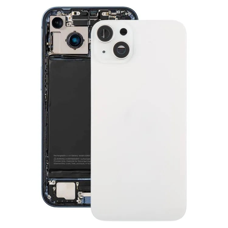 Batterij-achterklep met middenframe voor iPhone 14 Plus, EU-versie (wit)
