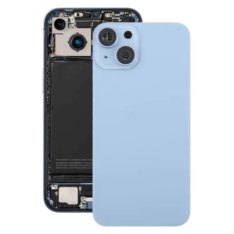 Batterij-achterkant met middenframe EU-versie voor iPhone 14 (blauw)