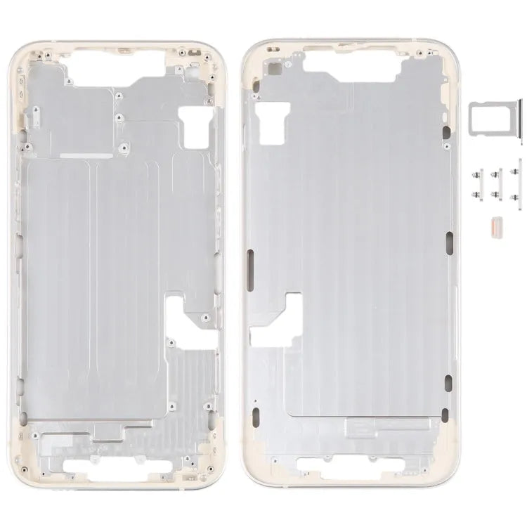 Middenframe met zijtoetsen voor iPhone 14 (goud)