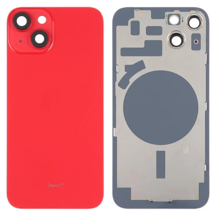 Achterbehuizing met cameralens voor iPhone 14 Plus (wit)