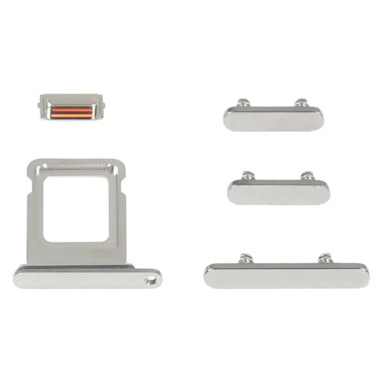 SIM-kaartlade met zijtoetsen voor iPhone 14 Pro Max (zilver)