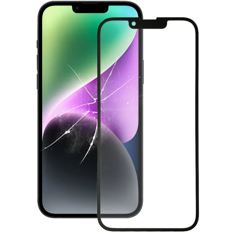 Buitenste glazen lens met OCA-lijm voor iPhone 14
