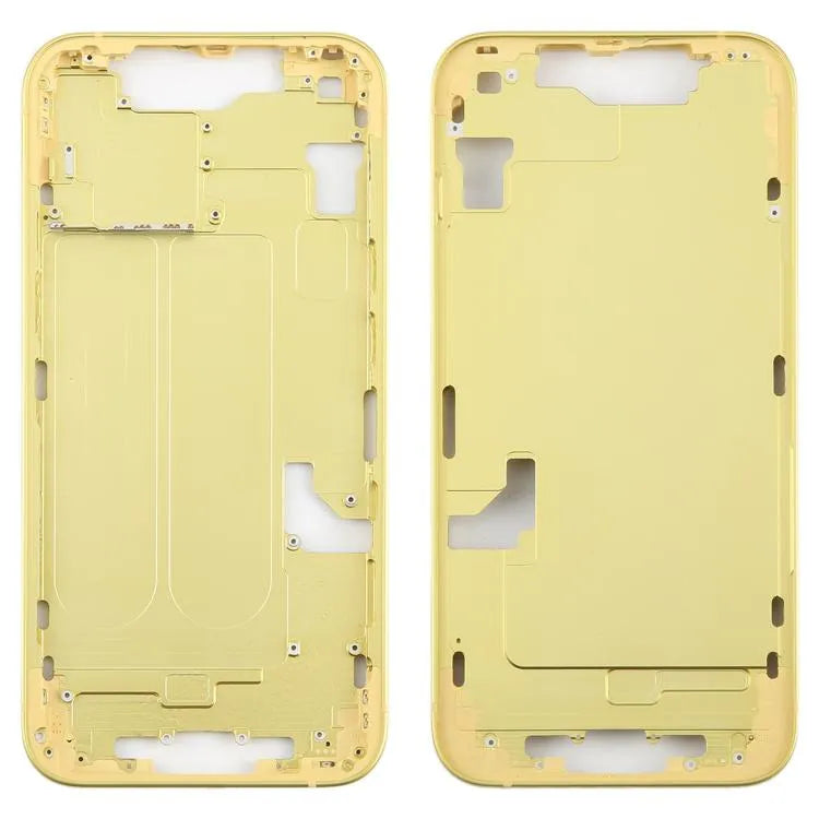Middenframe-bezelplaat voor iPhone 14 (geel)