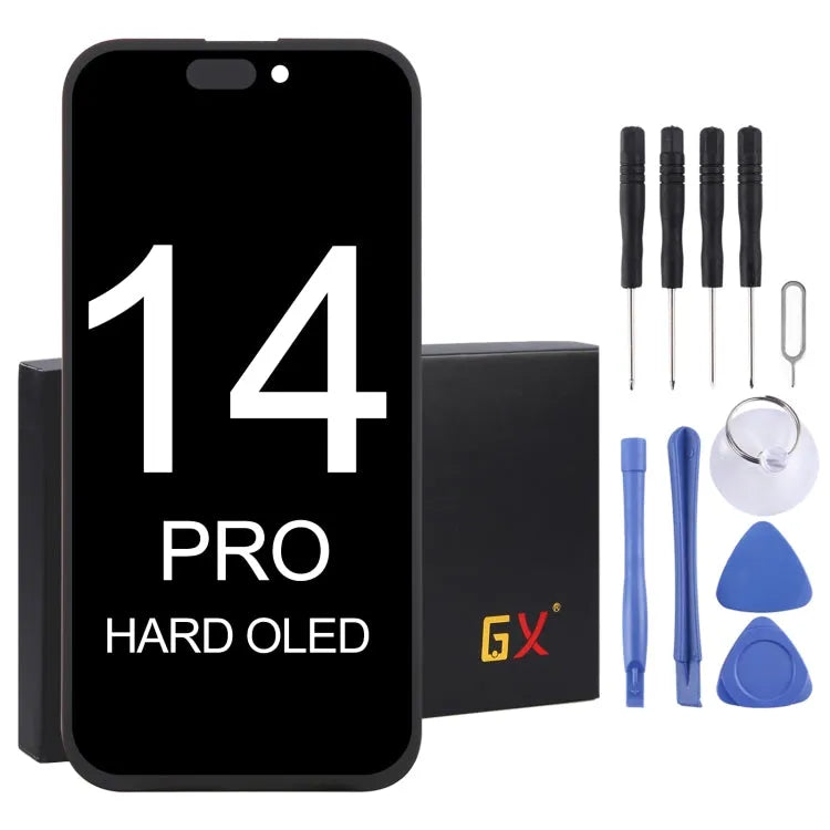Hard GX OLED-scherm met digitizer volledige montage voor iPhone 14 Pro