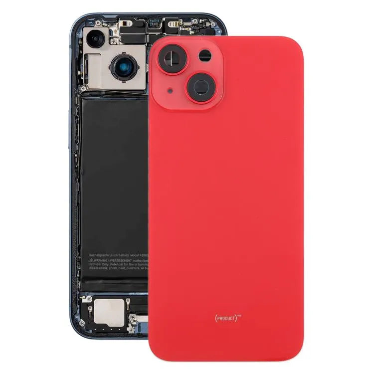 Batterij-achterkant met middenframe voor iPhone 14 (EU-versie, rood)
