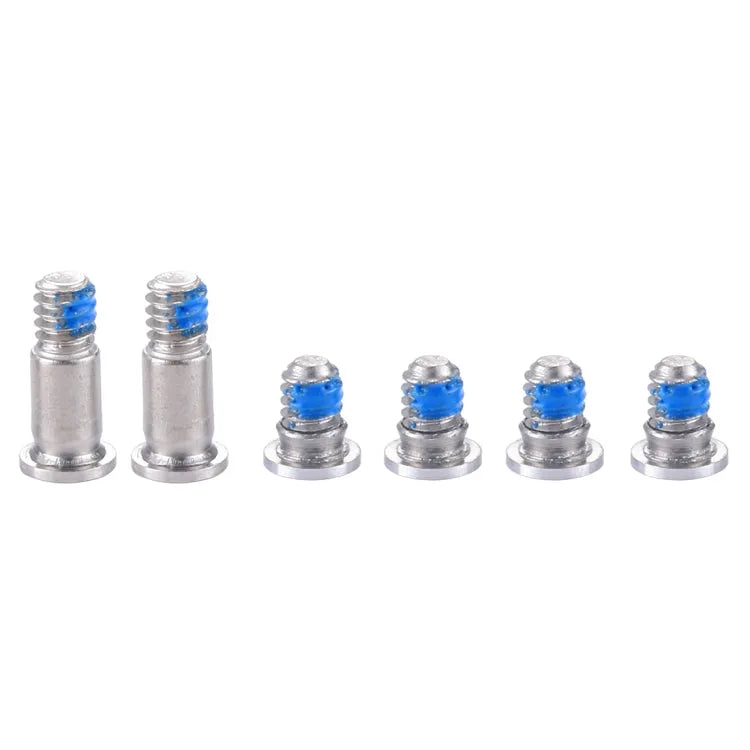 Bodemafdekking-schroevenset 6 in 1 voor MacBook Pro 13,3 inch Touchbar A1706 (zilver)