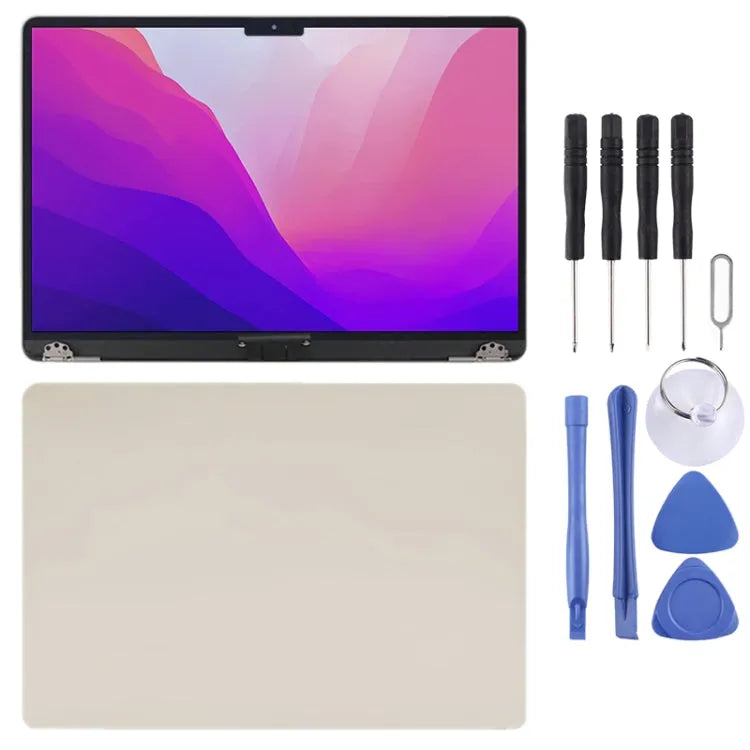 LCD-scherm met digitizer volledige montage voor MacBook Air 13 inch A2681 (2022, goud)