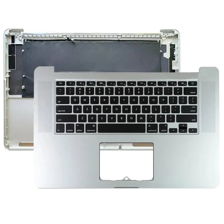 US-toetsenbord met C-shell voor MacBook Pro 15 inch A1398 (2013-2014, zilver)