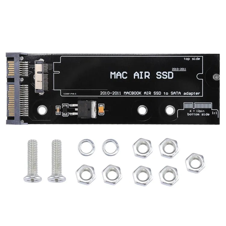 SSD naar SATA adapter voor MacBook Air 11,6 inch A1370 en 13,3 inch A1369 (2010-2011)